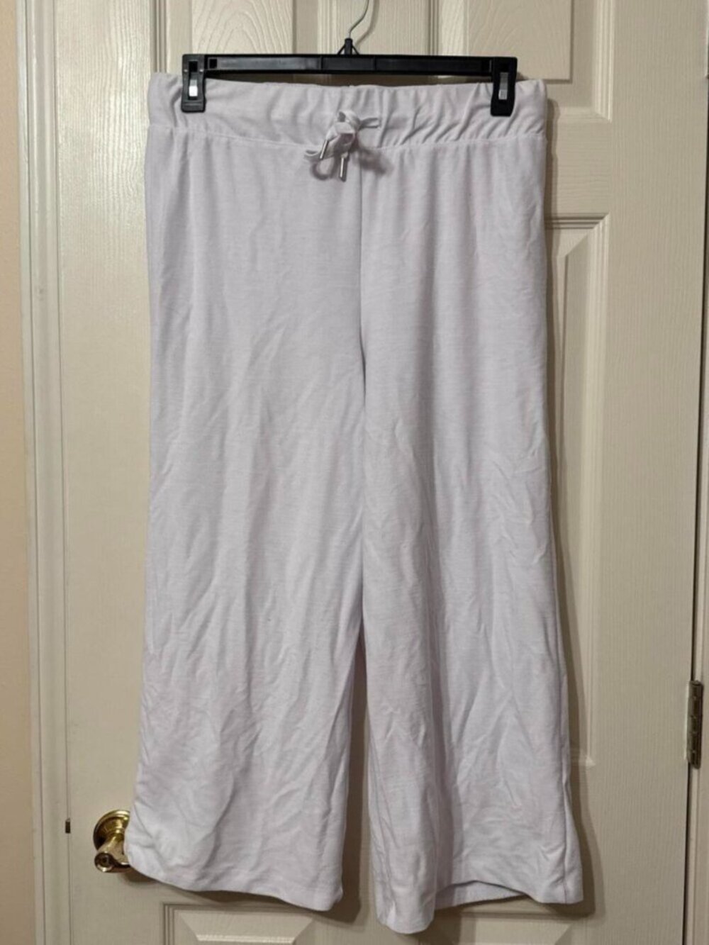 KINESIS high waisted white pants